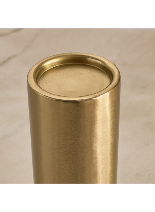 Home Box Decorative Pillar Candleholder - Gold and Marble - Image 3